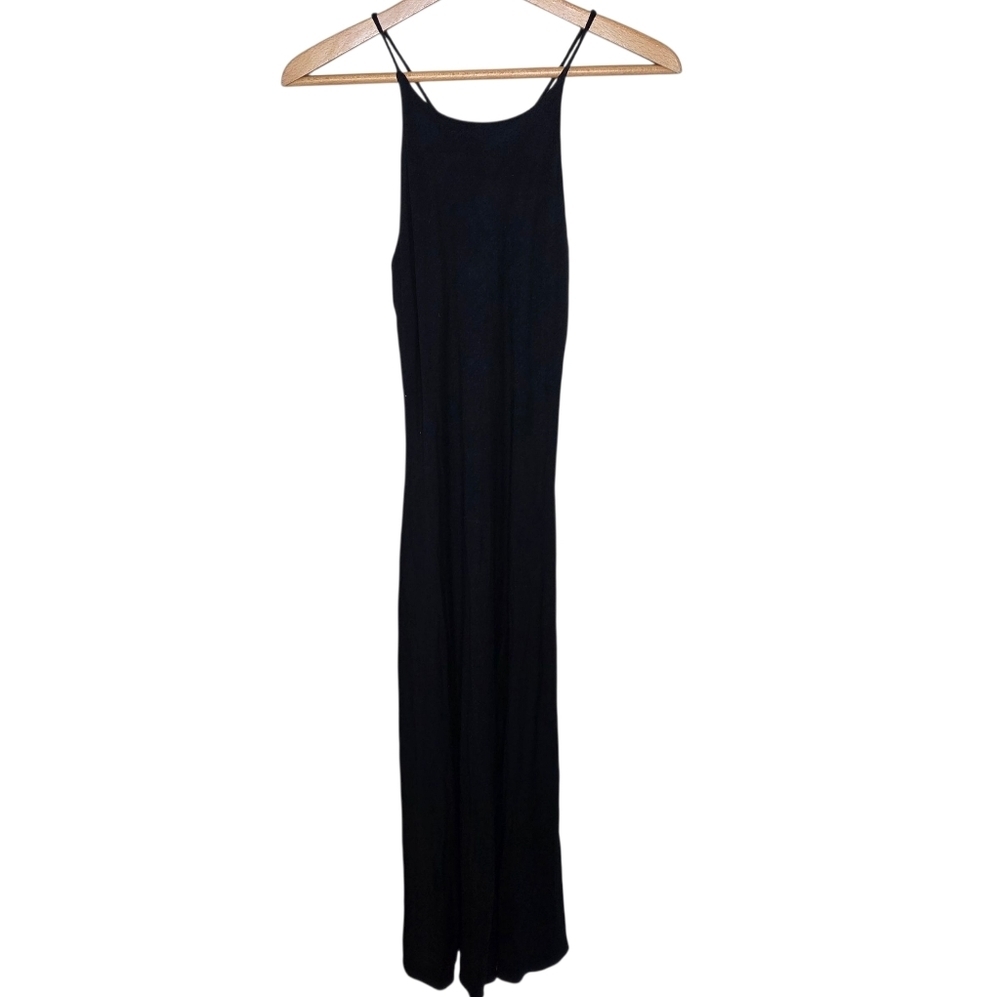 Vintage 90s Mevisto | Black Sexy Bodycon Maxi Dress Size P
